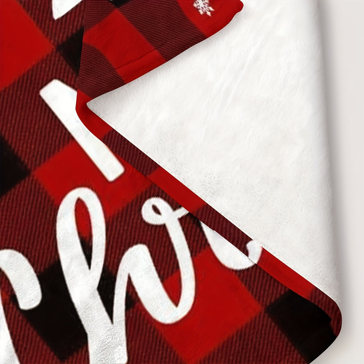 1pc Christmas Elk Blankets, Luxury Cozy Warm Flannel Fleece Throw Blanket, Black Bedspread For Couch Chair Bed Sofa Travel